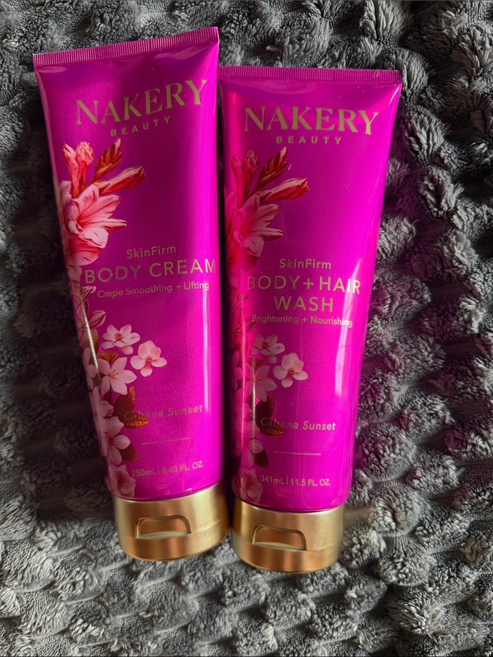 SkinFirm Body Cream & Body+Hair Wash – cabana sunset